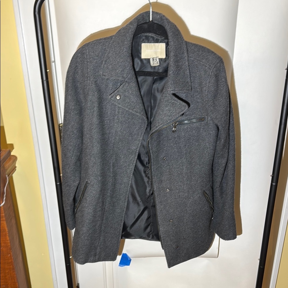 Banana Republic Factory charcoal wool coat